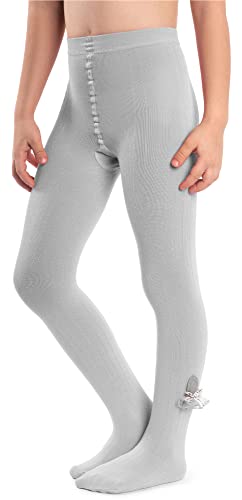 NOQ Collants opaques en bambou pour fille Motif lapin, gris, 7-8 ans TRIXY Cover