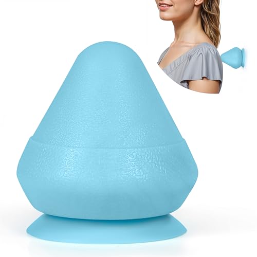 Belle Vous Massaggiatore Muscolare - Strumento Auto Massaggio per Trigger Point - per Tessuti Profondi - Automassaggio Spalla Collo Schiena - per Gambe e Mani - Blu