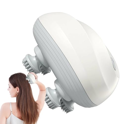 Masajeador Eléctrico Del Cuero Cabelludo,Masaje De Pelo Impermeable Con Garras | Herramienta de Limpieza De Cepillo De Rasguño Mano Para El Estrés De Relajación Del Cabello Mascota