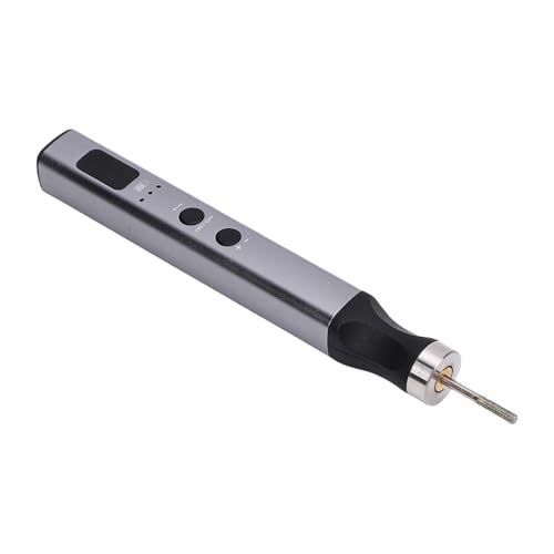 Fockety Mini Herramienta Rotativa Inalámbrica, Herramienta Rotativa Eléctrica Multiusos de 5 Velocidades Variables con 7 Accesorios, Bolígrafo de Grabado Recargable para Lijar