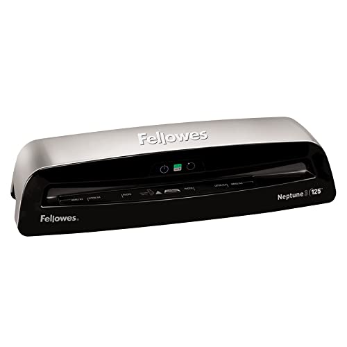 Fellowes Neptune 3 125 Laminator With 10 Pouches, 12.5 Inch (5721401), Silver, Black #TOP6