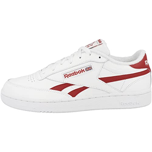 Image of Reebok Mens Club C Rev Trainers White /Red 7 (40.5)