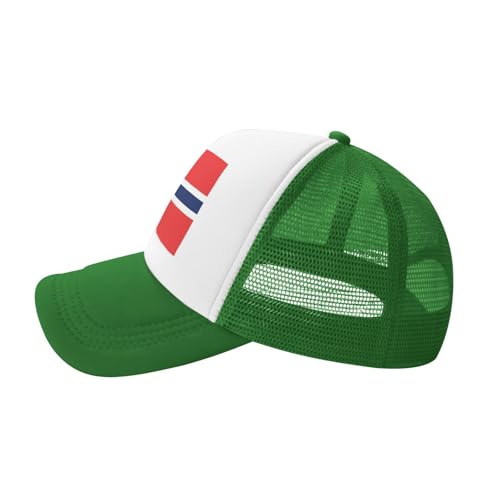 Flag of Norway Trucker Hat Snapback Mesh Baseball Cap Unisex3