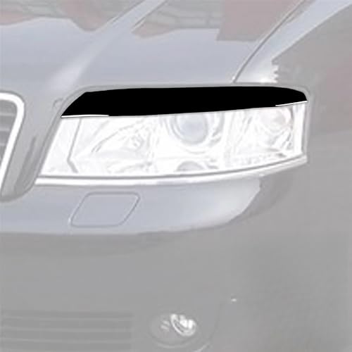 Garniture de paupières Audi A6 4F fini noir laqué miroir