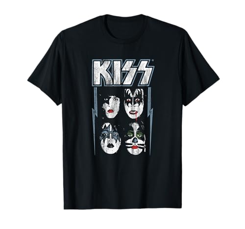 Kiss Hard Rock Music Band Made For Lovin\' You by Rock Off T-Shirt