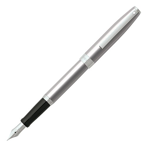 Sheaffer Sagaris: 9477 - Metallic Silver Chrome Trim Fountain Pen