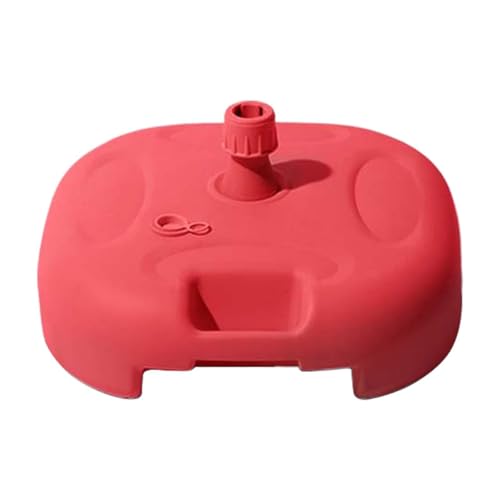KLKCMS 【2025新登場】パティオ傘ベースウェイト ポート直径 3.2cm パラソルベースホルダー ベースのみ パラソル ベーススタンド 注水式 プール 水 砂 充填可能 日傘固定 撥水 風に強い 屋外 汎用 アウトドア用 パティオデッキ 夏 厩舎