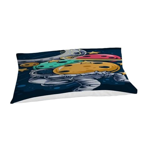 Housse de couette starry sky anti-plis en microfibre confortable pour lit 1 place - 7