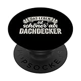 Dachdecker Dacharbeiter Dachdeckerhandwerker PopSockets mit austauschbarem PopGrip