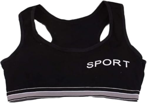 Women’s Cotton Sports Bra Wire-Free Racerback Breathable Bra, Sweat-Absorbent Bralette for Girls/Students2