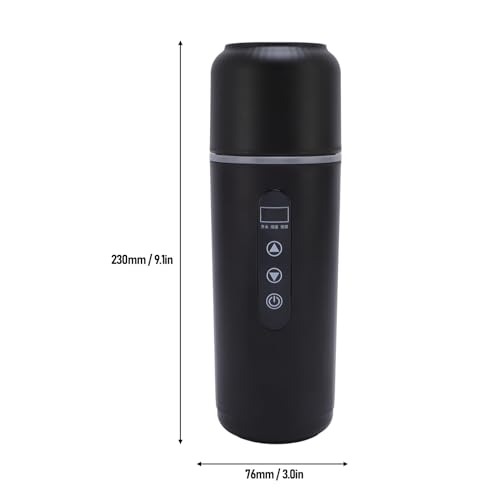 Hervidor eléctrico portátil para auto 500ml acero inoxidable miniatura 7