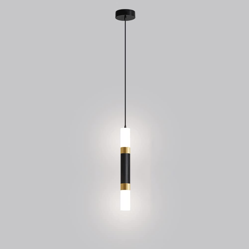 Lampe suspendue et lustre moderne de chevet avec longue ligne LED pour chambre