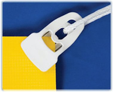 10-Pack Large White Power Clips