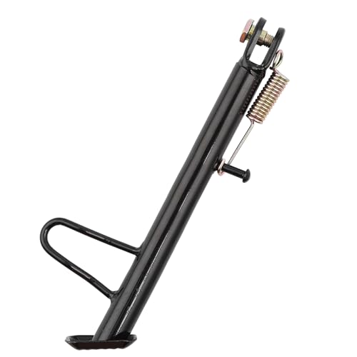 Image of Mokuo Dirt Bike Stand,Motorcycle Kickstand, Scooter Mopeds Side Stand in Iron Material Compatible with Most Dirt Pit Bike Scooter Mini Bike, Height of 21cm Above Ground
