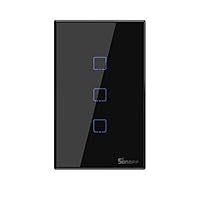 Interruttore Intelligente, SONOFF Touch T3 3gang Luce Controllo RF Wireless WiFi da Muro,...