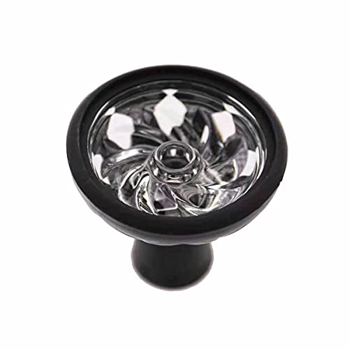 Hookah Bowl， Silicone Crystal Glass Bowl Heat Up ，Hookah Accessories 1Pcs #TOP2