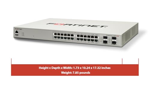 Image of Fortinet FortiSwitch - 124F-POE L2+ Managed PoE Switch (FS-124F-POE)