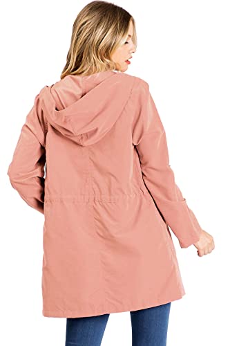 Love Tree Women's Juniors Hooded Ulta Lightweight Layering Jacket3