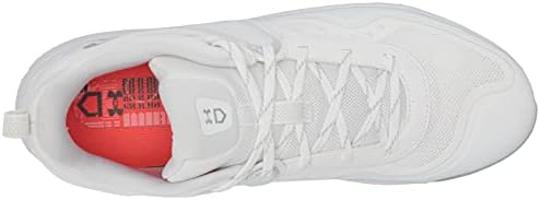 Under Armour Women's Glyde MT Softball Shoe, White (100)/White, 7.5 | Image 4