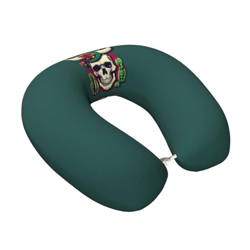 Almohada de viaje viscoelástica negra tamaño único miniatura 2