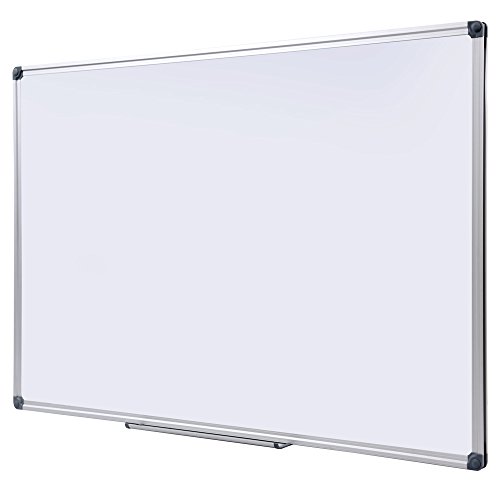 DexBoard 40 x 28 Inch Magnetic Dry Erase Whiteboard - Medium-Large Wall Mounted Writing Board for...