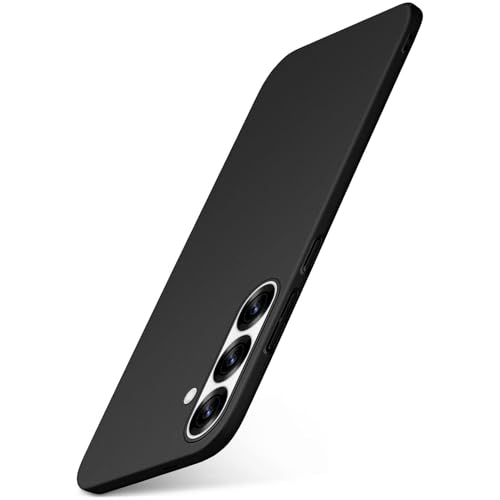moex Alpha Coque de protection pour Samsung Galaxy S25 - Ultra fine - Avec protection de l'appareil photo surélevée - Coque rigide arrière - Minimaliste -...