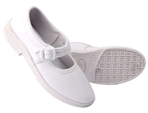 Image of Combo Pack of 2, 1 Black School Shoes + 1 White School Shoes for Girls