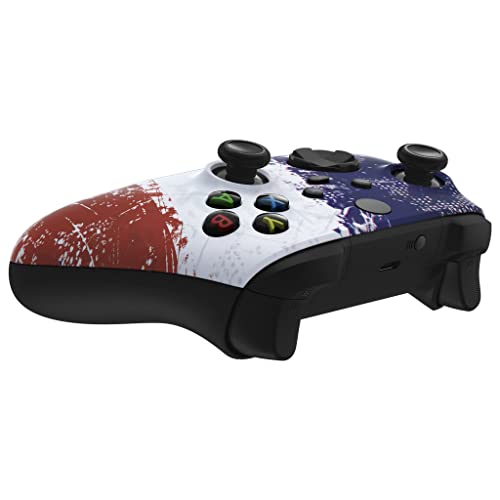 Image of MODDEDZONE UN-Modded Custom Controller compatible with Xbox One S /X... (3.5 mm jack) (France Flag)
