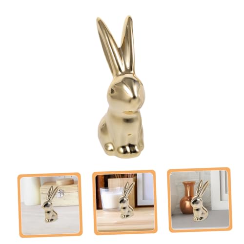 Figurines de lapin en céramique faites main pour une décoration chic