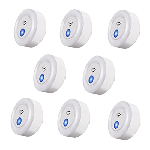 Sessleger 8 piezas ultrasónicos anti-ratas electrónicas pueden repeler ratones, mosquitos, cucarachas, moscas, murciélagos, etc. Enchufe de la UE