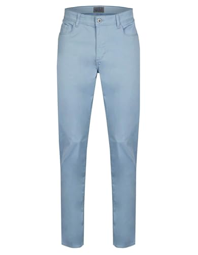 Pantalon chino bleu Hattric Hunter coupe droite homme 5 poches