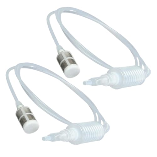 VANZACK 2pcs Professional Wine Siphon Tube for Home Brewing Plastic Material Easy to Use and Store