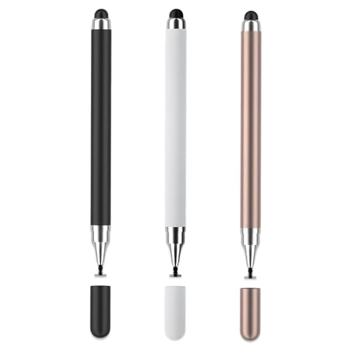 WeddHuis 3er Pack 2 in 1 Stylus Pen Touchscreen Stift kompatibel mit alle Handys/Tablets für Alle Tablets (Tablet Stift) WeddHuis 3er Pack 2 in 1 Stylus Pen Touchscreen Stift kompatibel mit alle Handys/Tablets für Alle Tablets (Tablet Stift)