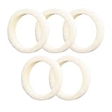 5pcs Felt Washer for Breville Espresso Machine Grinders, Wool Ring Espresso Machine Accessories for BES870 BES878 BES880 BES980 BES990 BCG600 BCG820 Models