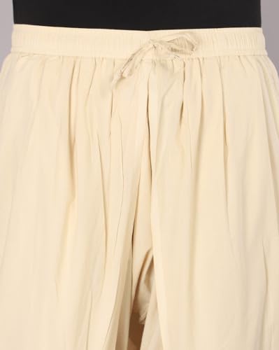 Image of Urali Men's Solid 100% Cotton Dhoti Pants - D100A