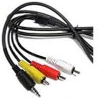 AD39-00001A AV Audio/Video RCA Cable Cord Replacement Compatible with Samsung Digimax Digital Cameras and Portable DVD Players (Compatible Models Listed Below)