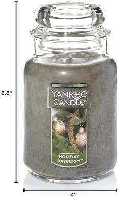Yankee Candle Bayberry Scented, Classic 22oz Large Jar Single Wick Candle, Over 110 Hours of Burn Time | Holiday Gifts for All - Thumbnail 4