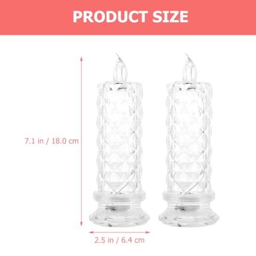 Velas LED efecto luz cálida para ambiente romántico en bodas y cumpleaños 2