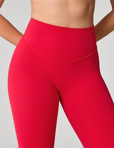 Image of UNISSU Hugcurve No Front Seam High Waisted Workout Leggings for Women Buttery Soft Yoga Pants Gym Athletic Tights - 25''
