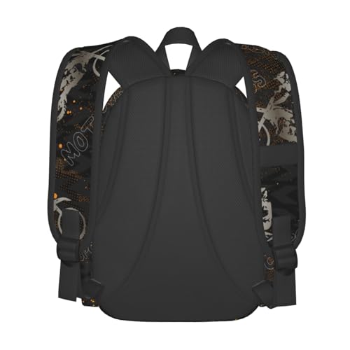 Motorcycle Casual Daypack Laptop Bag School Bookbag Travel Backpack For Kids Teen Boy Girl4