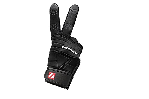 Barnett Flg-03 Professional Linemen Football Gloves, Ol, Dl Black (M) #TOP2