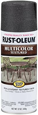 Rust-Oleum 223525 Stops Rust Multi-Color Textured Spray Paint, 12 oz, Aged Iron