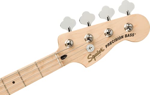 Squier Affinity Series Precision Bass PJ, manche en érable – Blanc olympique - Les Beatles, Paul McCartney, John Lennon, RIngo Starr, George Harrison Squier Affinity Series Precision Bass PJ, manche en érable – Blanc olympique – Image 6