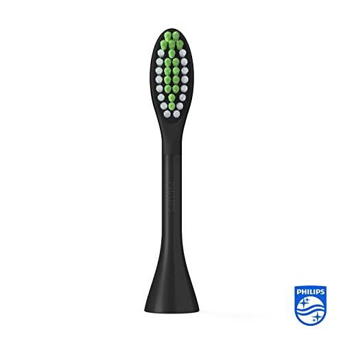 PHILIPS 2 Têtes De Brosses A Dents NoirsCompatible Philips One - vue 2