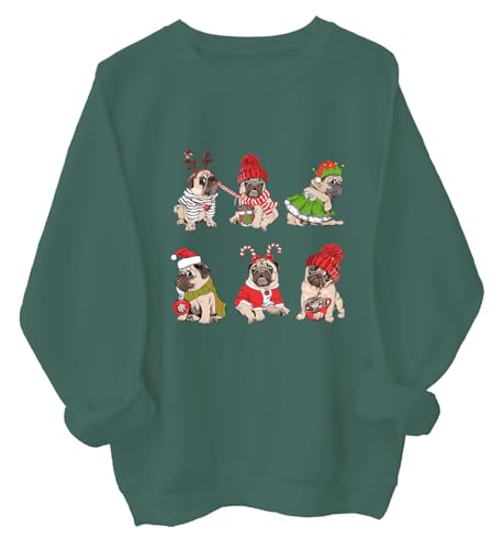 Funny Pug Christmas Sweatshirt, Pug Christmas Sweatshirt, Christmas Pug Sweatshirt