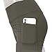 Hipeya Kurzhose Leggings Damen Lifting Kurz Yogahose mit Taschen Sexy Bauchkontrolle Fitnesshose Extra-elastische Atmungsak Strumpfhosen Bequem Pilateshose Sport Laufen Training Tennis Radhose Hosen