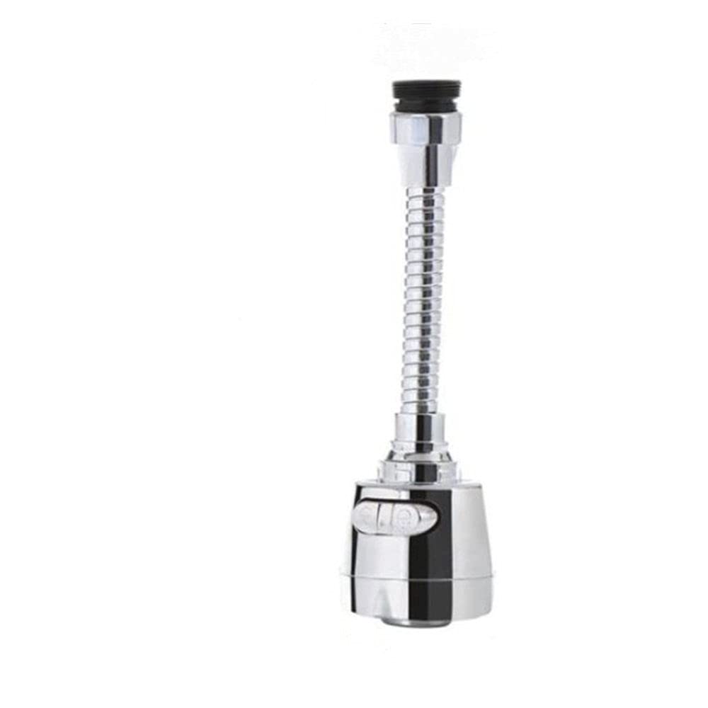 VVW&LIU 360° Rotatable Kitchen Faucet Shower Head Bent Water Saving Tap Bathroom Faucet Aerator Diffuser Faucet Filter for Home,A,h