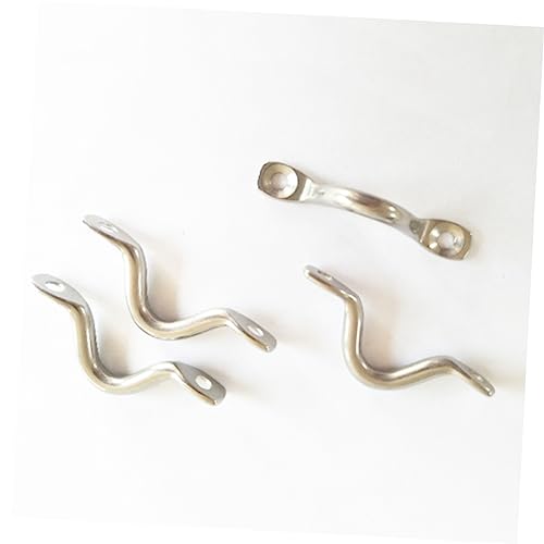 Kit de 110 piezas de tensores de acero inoxidable con ojo para cable, accesorios para tensión de cuerda incluye poleas, correas con ojos y tornillos miniatura 5