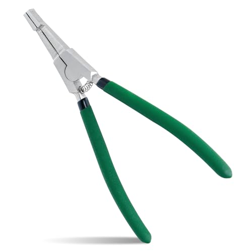 INJOYTTEC Pince à circlips à bouts inclinés Pince à circlips droite Pince à circlip à ressort pour enlever les arbres d'embrayage de la transmission automobile Outil