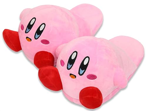 Cartoon Cute Plush Open Back Floor Slippers Indoor Shoes Fuzzy Slippers with Rubber Sole for Women